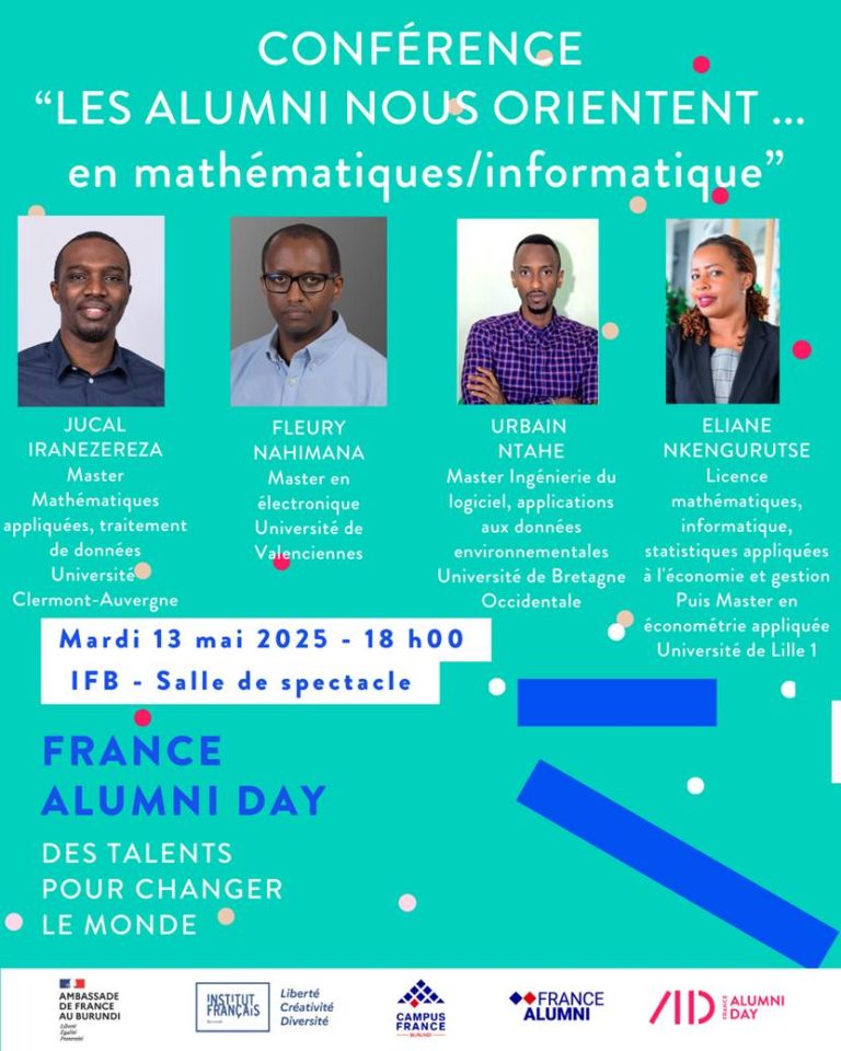 Affiche Conférence Orientation par les Alumni Burundais en France