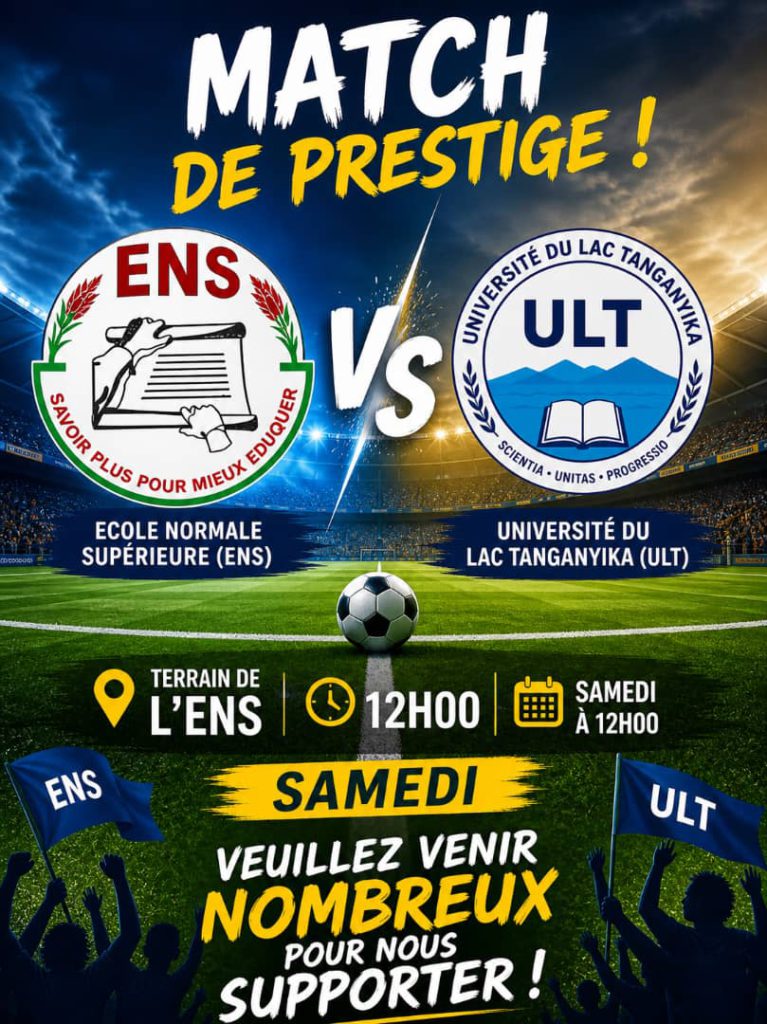 MATCH DE PRESTIGE : ENS vs ULT (Demi-Finale et Finale du championnat inter- universitaire)