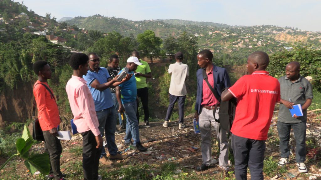 Visite de terrain des étudiants de  la Géographie, Master I