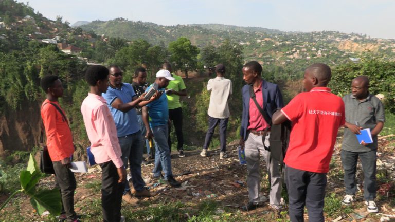 Visite de terrain des étudiants de  la Géographie, Master I